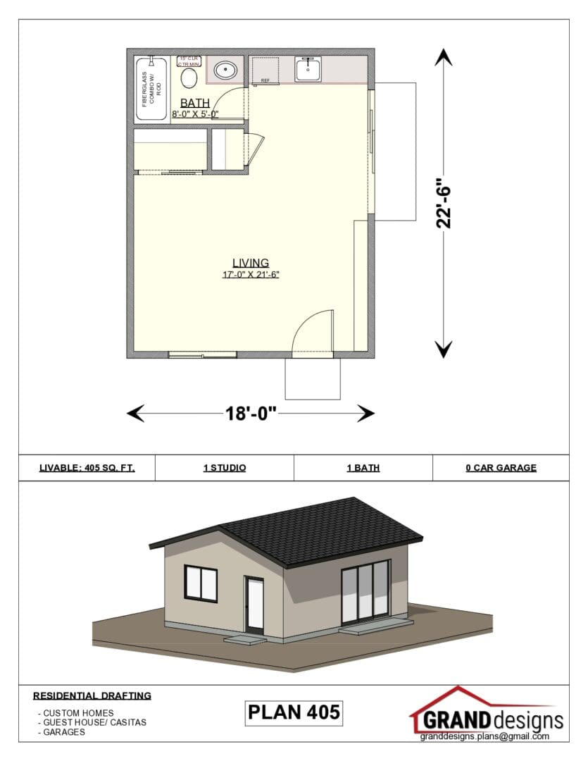 A floor plan of a house with a shed.