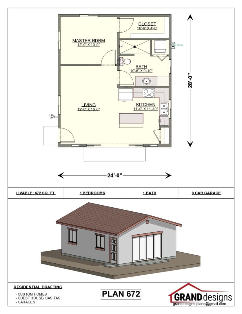 A floor plan of a house with a shed.