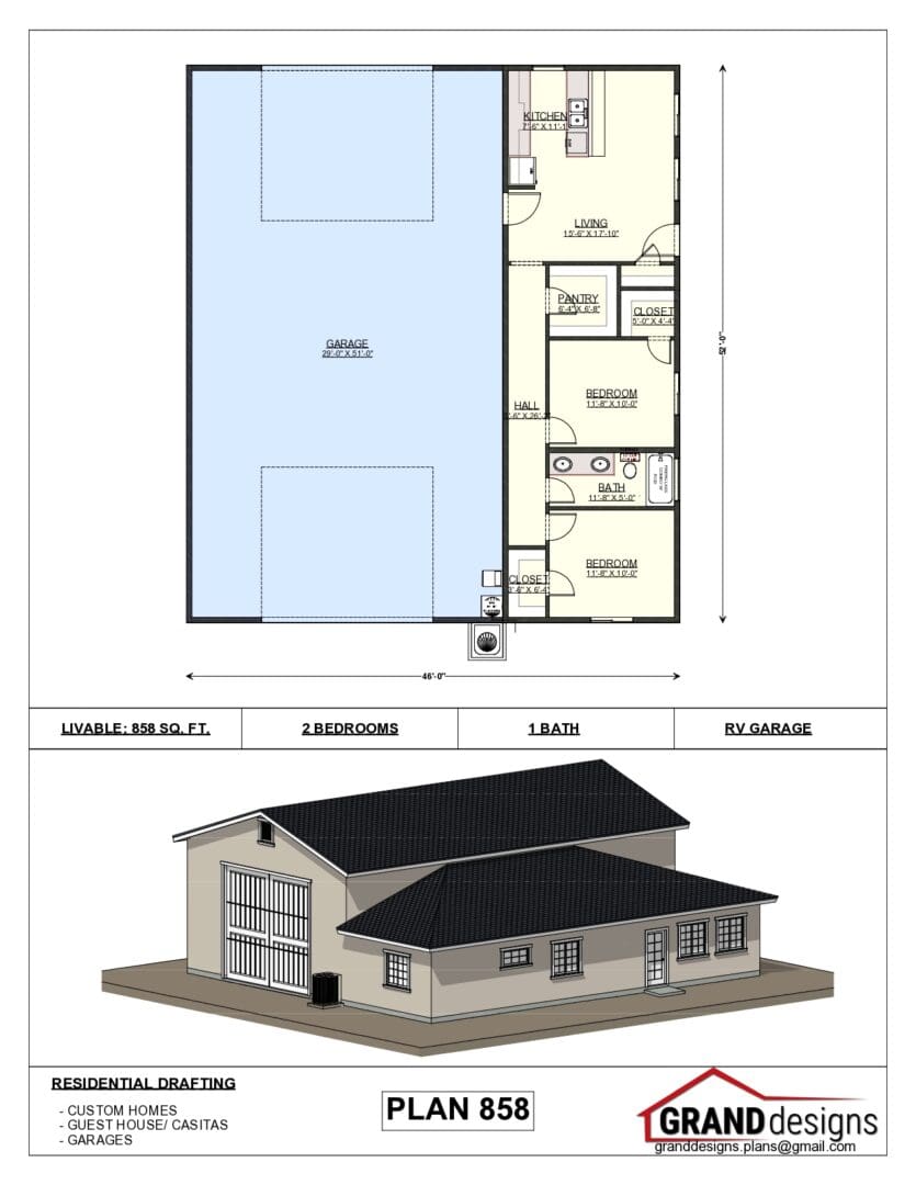 A floor plan of a house with a soccer field.