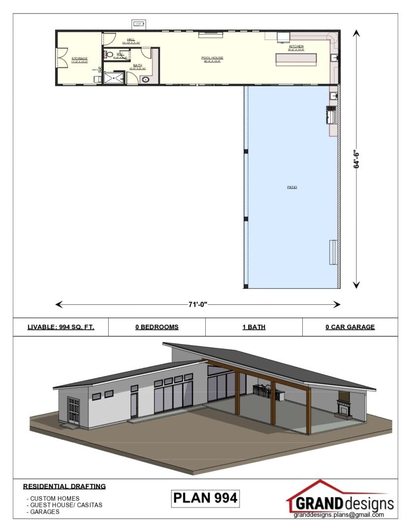 A floor plan of a building with a door open.