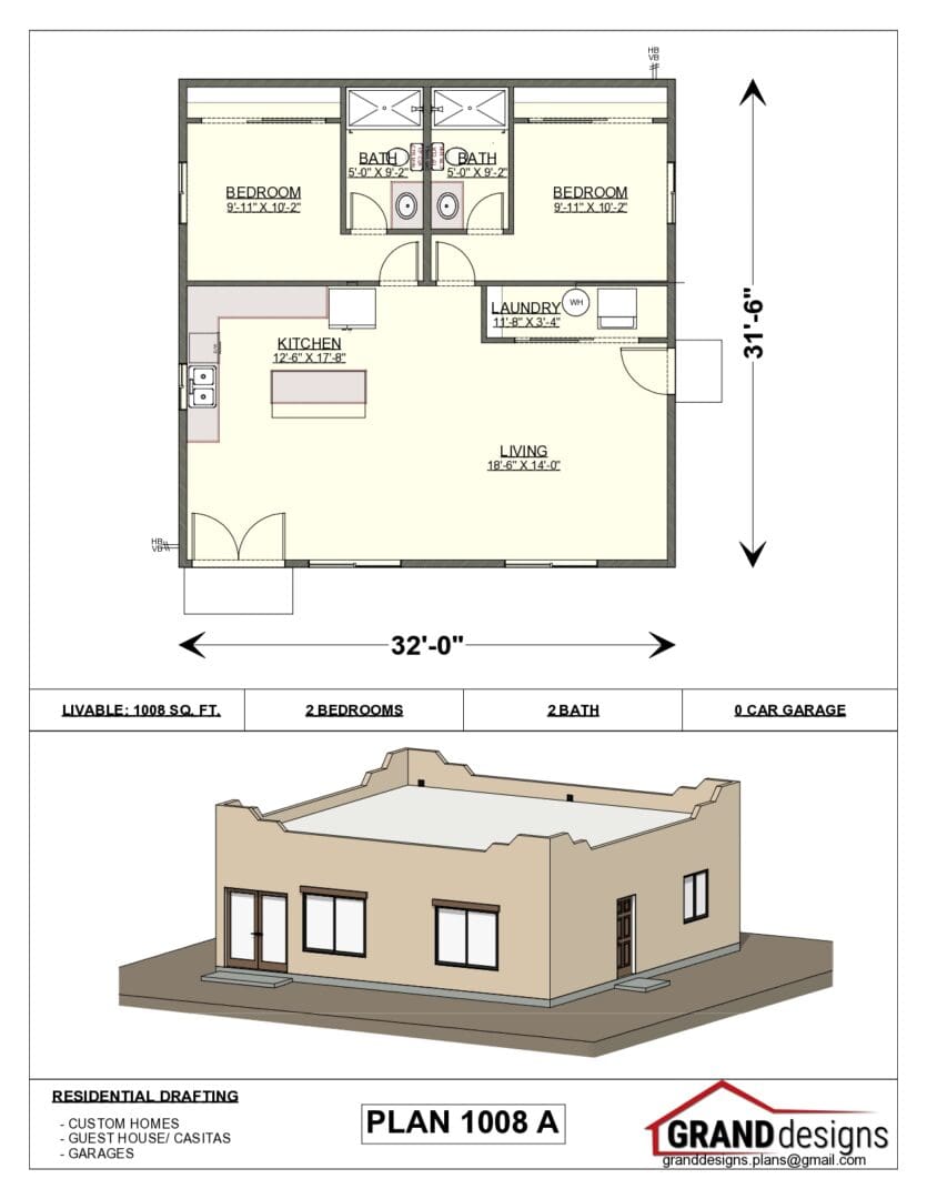 A floor plan of a house with a garage.