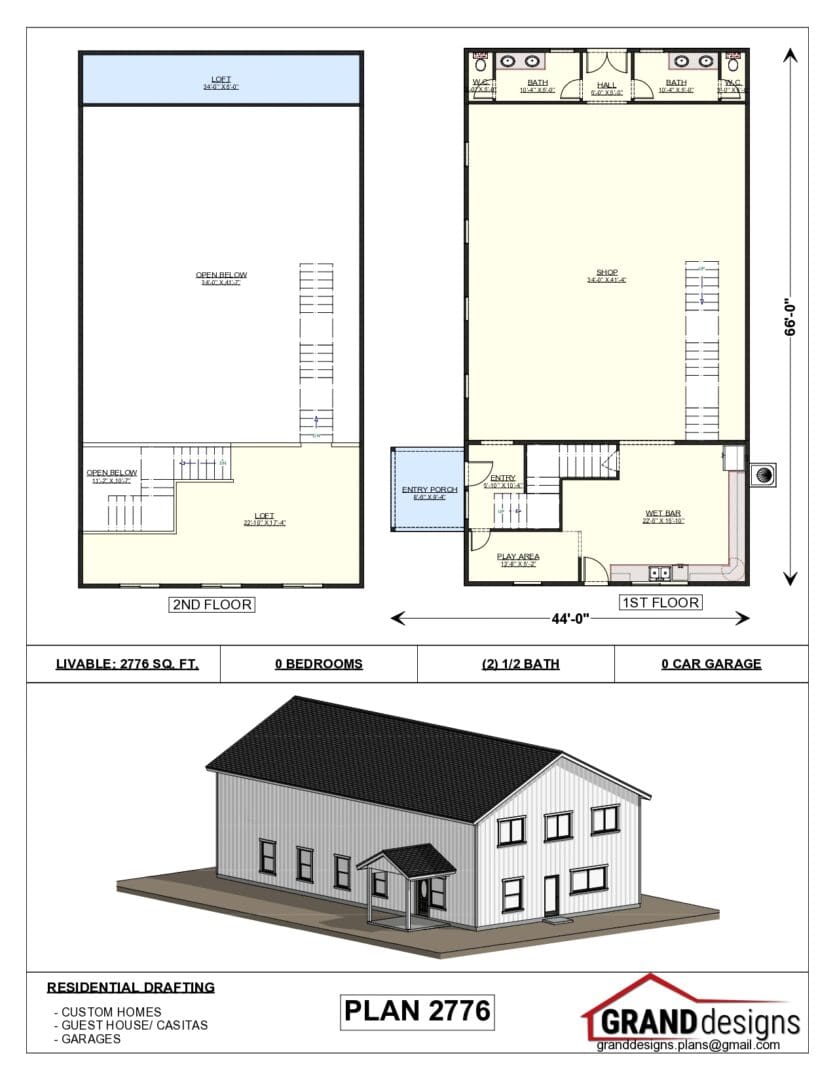 A floor plan and an image of the same house.