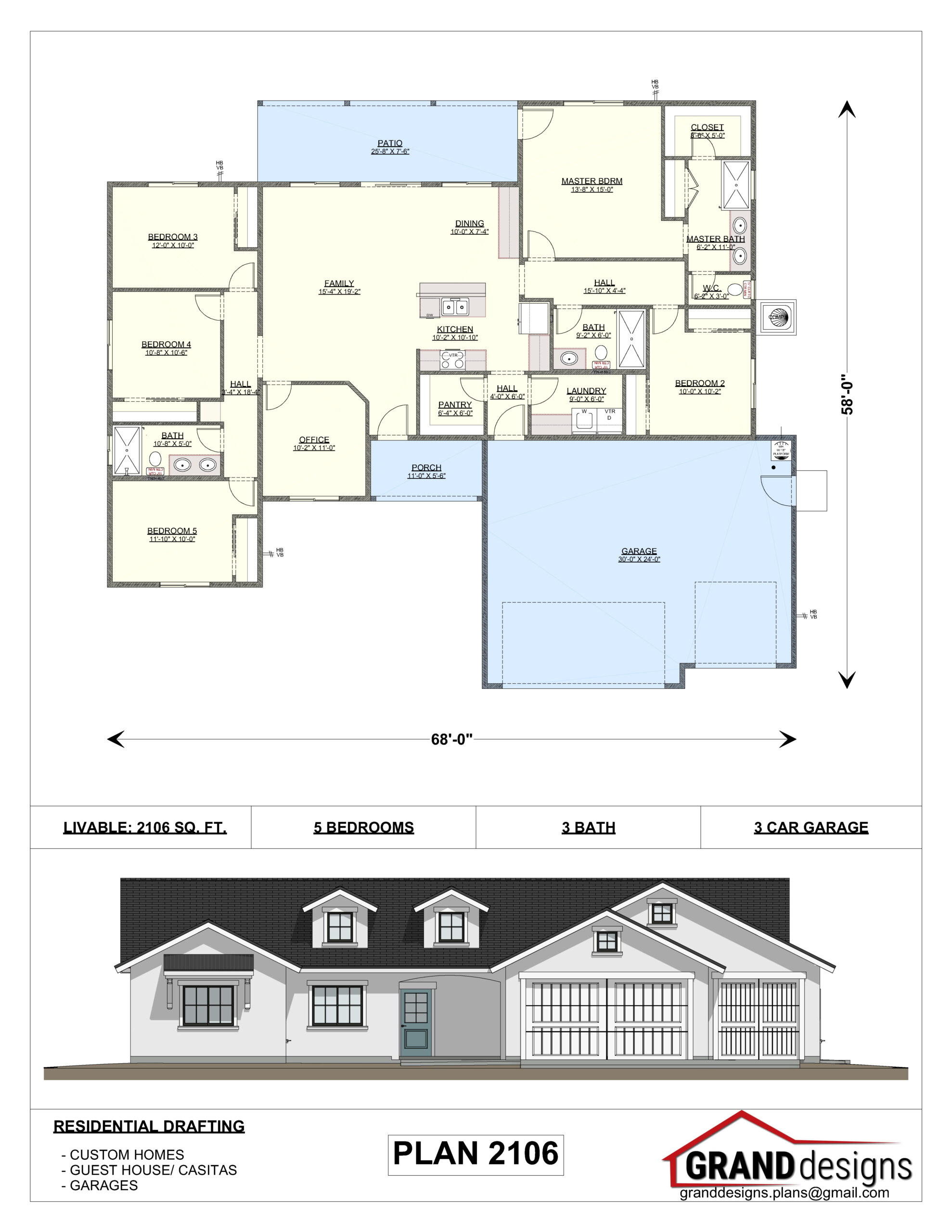 A floor plan of a house with a lot of windows.