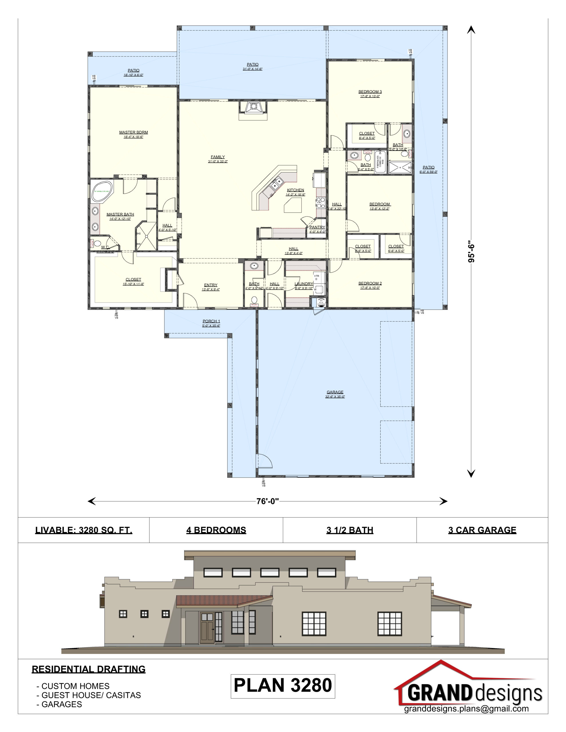 A floor plan of a house with a lot of windows.