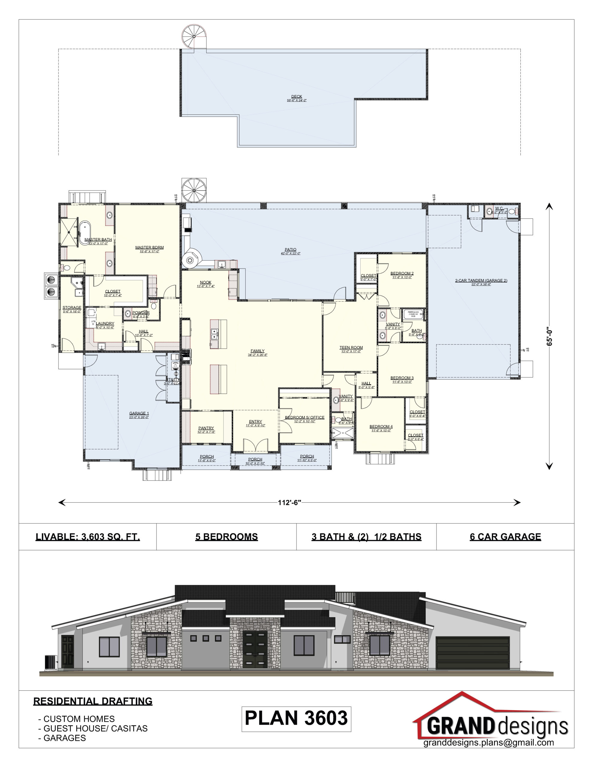 A floor plan of a house with several different types of buildings.