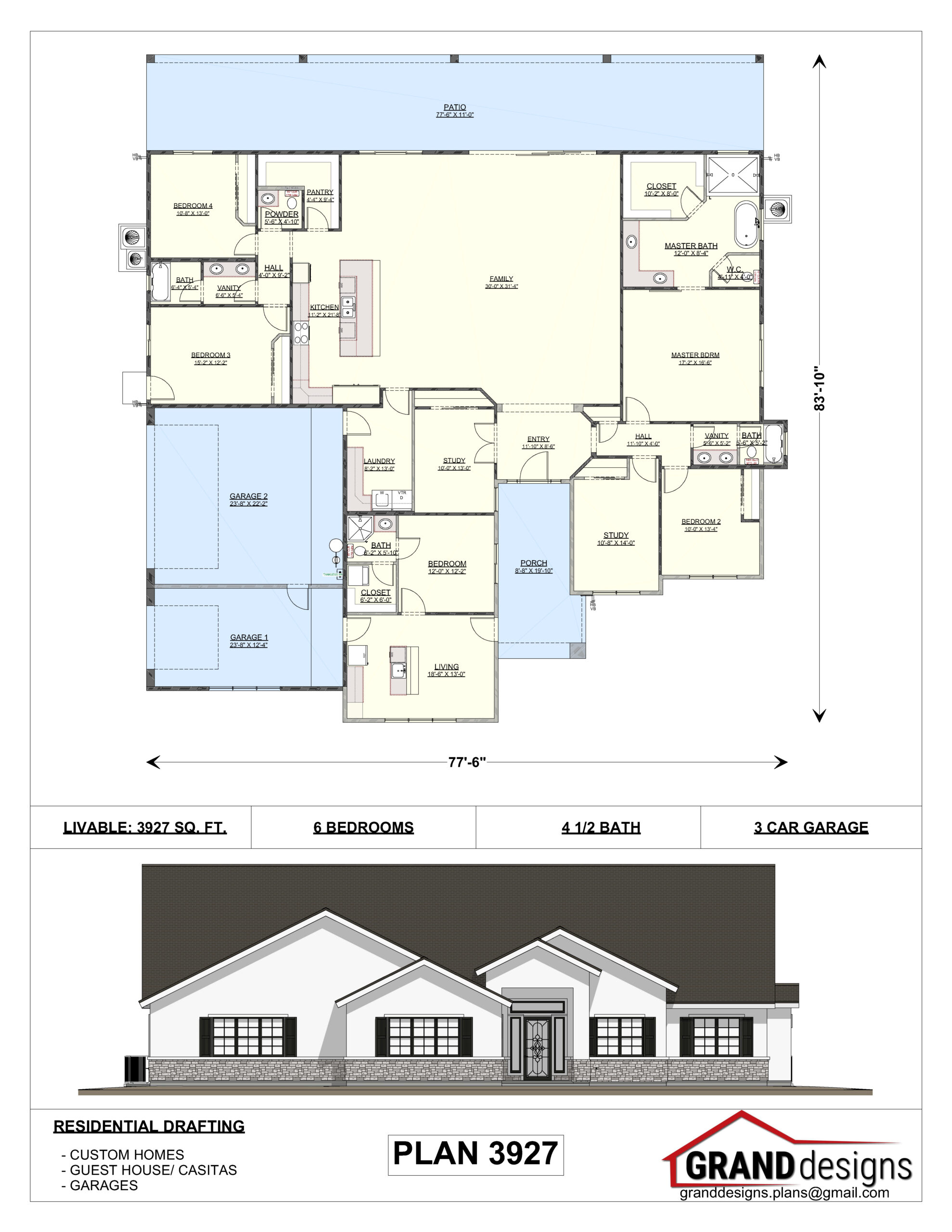 A floor plan of a house with a lot of windows.