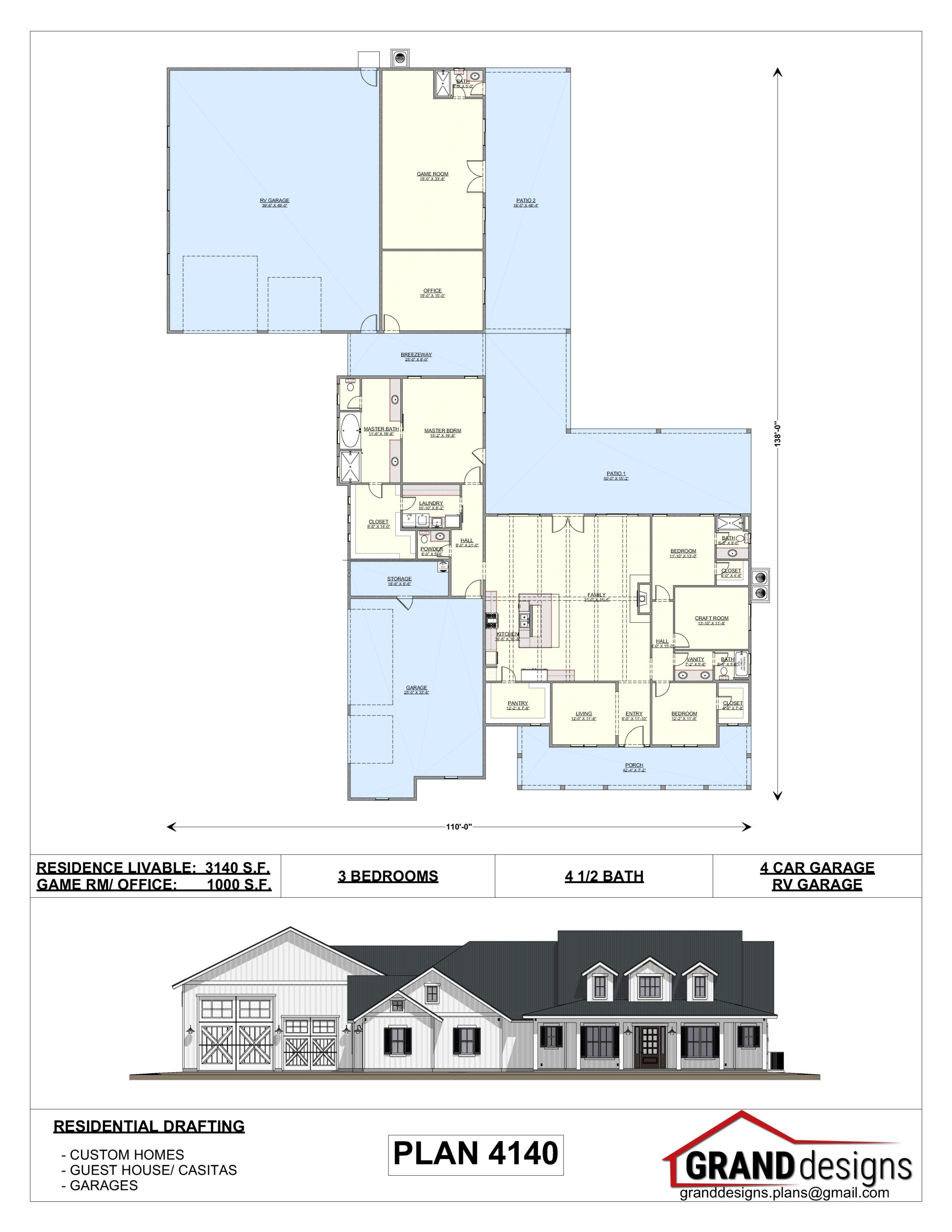 A floor plan of a house with two floors.